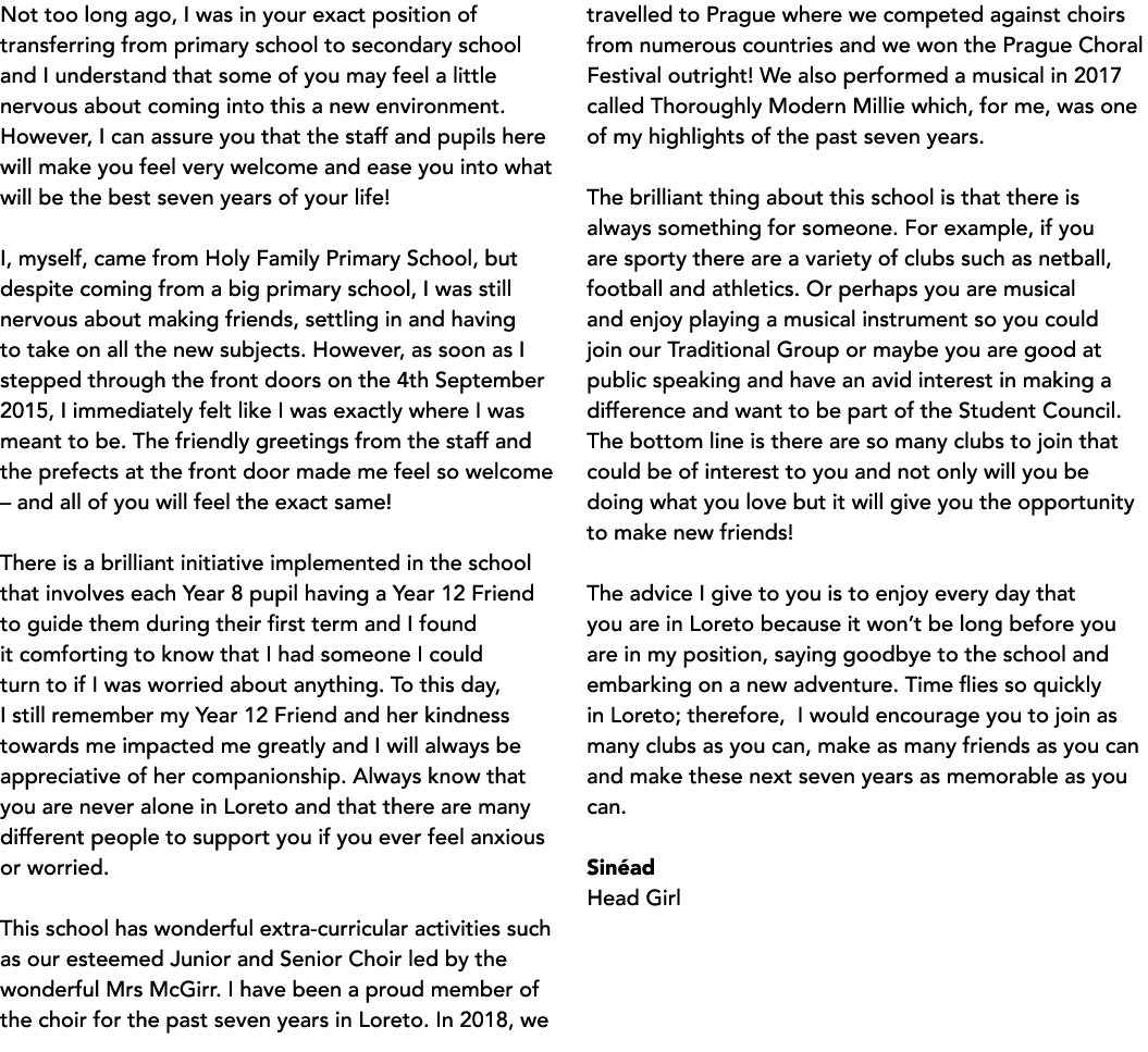 Not too long ago, I was in your exact position of transferring from primary school to secondary school and I understa   