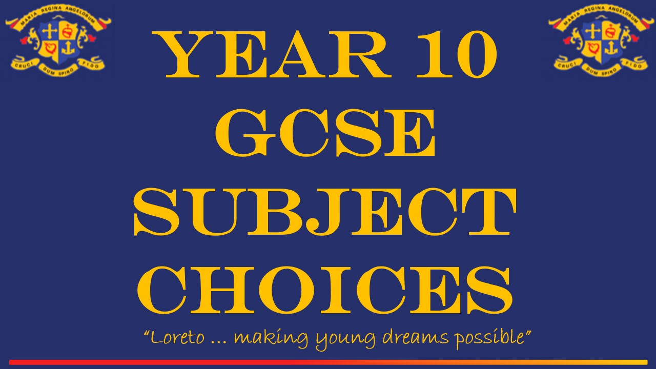 YEAR 10 GCSE SUBJECT CHOICES